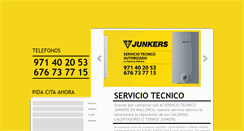 Desktop Screenshot of junkers.servicio-tecnico-mallorca.com.es
