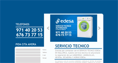 Desktop Screenshot of edesa.servicio-tecnico-mallorca.com.es