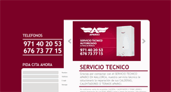 Desktop Screenshot of aparici.servicio-tecnico-mallorca.com.es